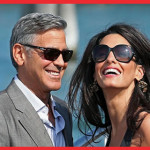 Les photos parlent d’elles-mêmes : les visages radieux d’Amal et George Clooney expriment l’amour. The Bridge MAG. Image