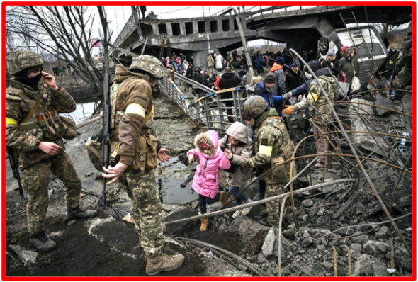 Children are lost in the midst of havoc as The Russian Ukraine war continues: Uncertainty for children’s right to peaceful upbringings is all-pervasive. Recent statistics on UNICEF about child poverty across the world reveal: “About 1 billion children are multidimensionally poor, meaning they lack necessities as basic as nutrition or clean water.” The Bridge MAG. Image 