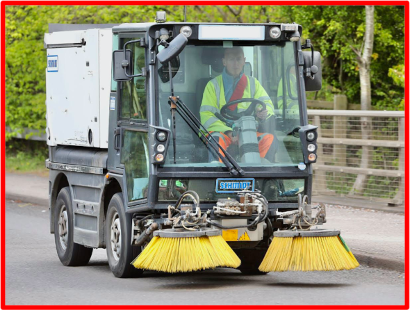 Road sweepers are one of the often-unrecognised champions that keep a city and a borough clean and hygienic. They are and remain fundamental to a people’ s welfare. The Bridge MAG. Image 