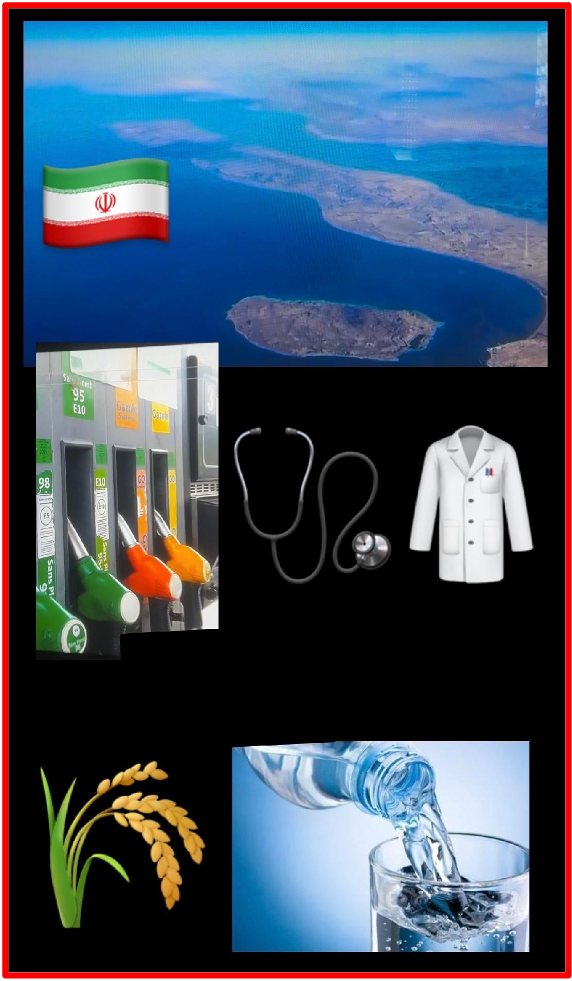 Typical case scenario: “supply shock”: In Economic jargon, a sudden shortage of goods such as gasoline or wheat is called “supply shock”.But what if there is enough financial power, to purchase oil… but despite their geographical location no human is able to have access to buy anything, due to severe shortages of everything: as ships of supply chains keep stock piling up in The Strait of Hormuz? The Bridge MAG. Image 